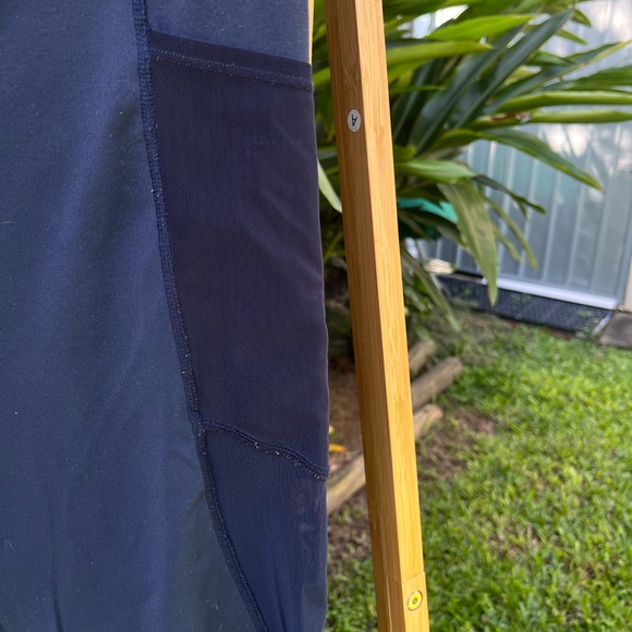 Navy Blue Activewear Leggings - Picture 4 of 4